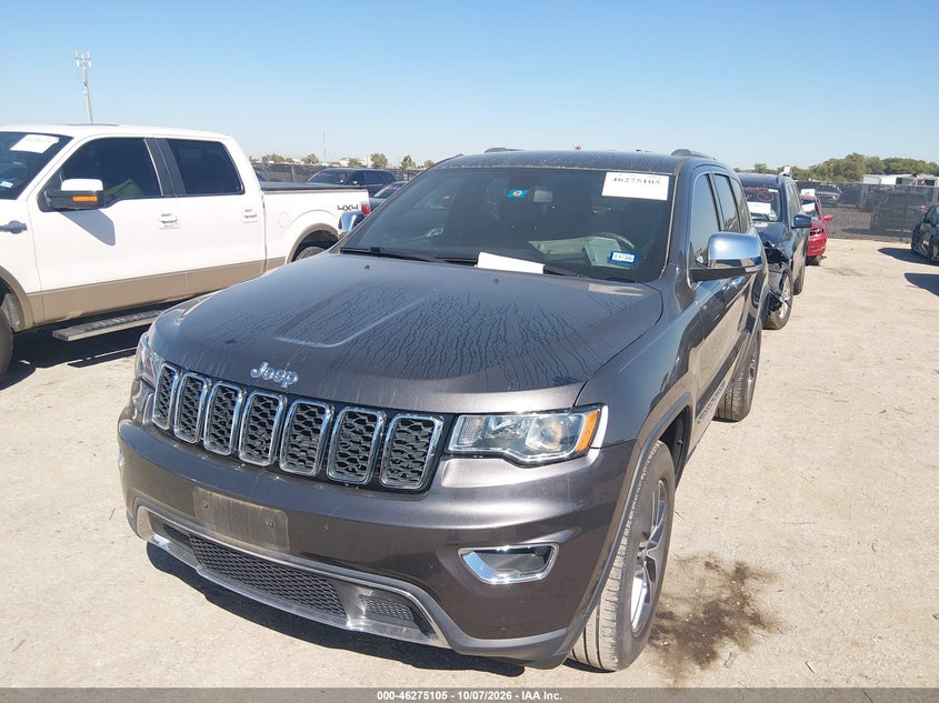 Vin: 1c4rjebg1jc485700, lot: 46775222, jeep grand cherokee limited 4x2 20182