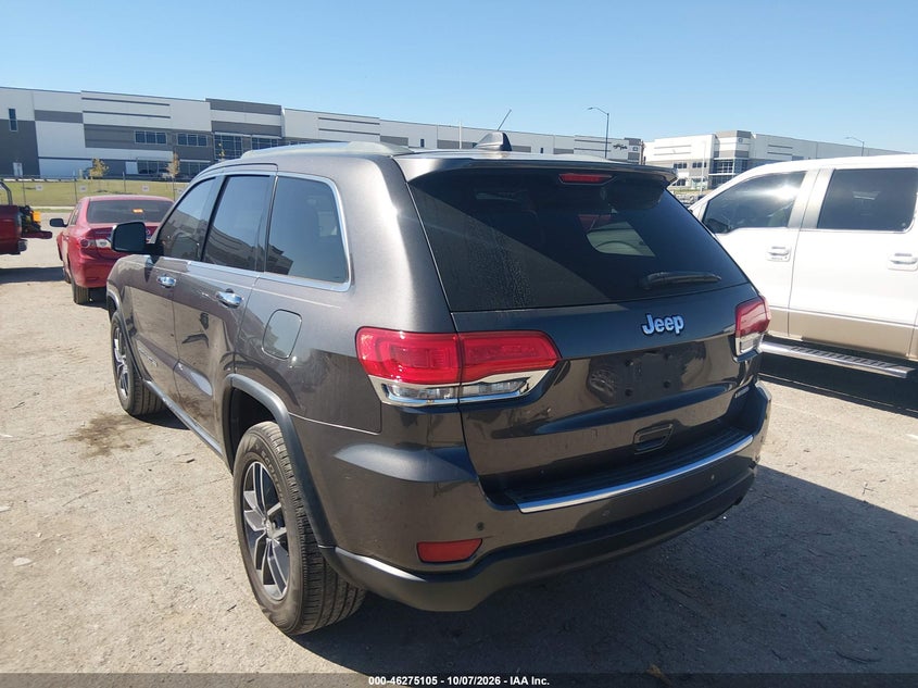 Vin: 1c4rjebg1jc485700, lot: 46775222, jeep grand cherokee limited 4x2 20183