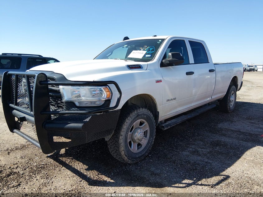 Vin: 3c6ur5hj4ng273129, lot: 46775285, ram 2500 tradesman  4x4 8' box 20222