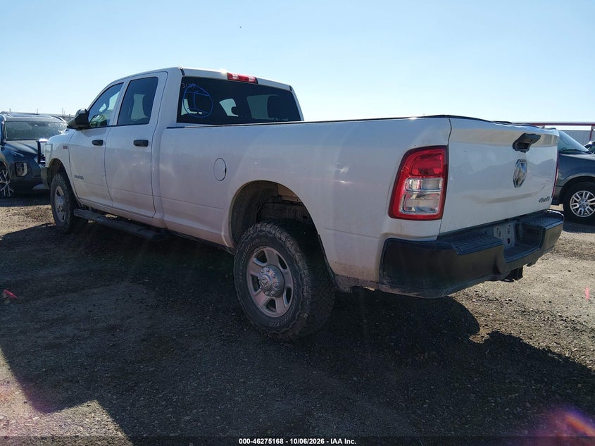Vin: 3c6ur5hj4ng273129, lot: 46775285, ram 2500 tradesman  4x4 8' box 20223