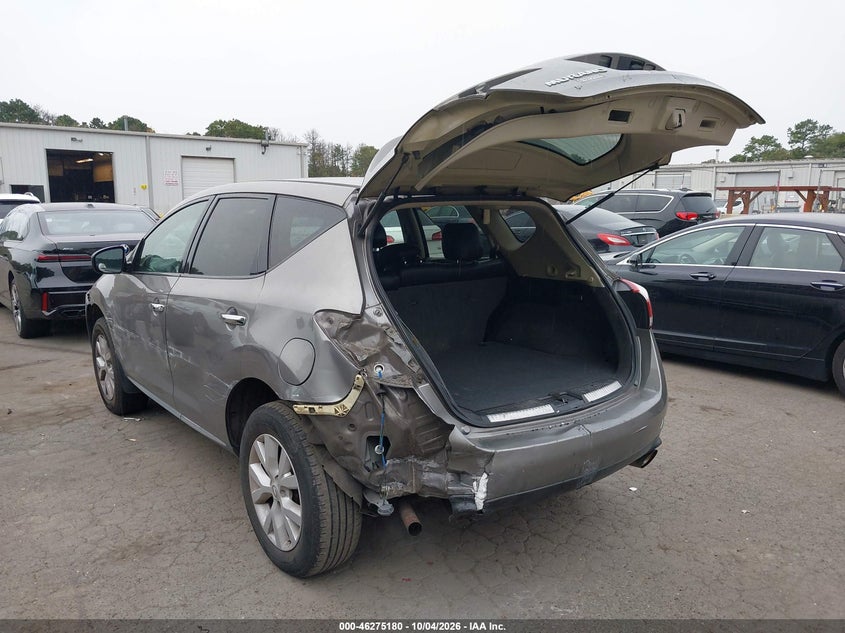 Vin: jn8az1mw3bw169786, lot: 46775297, nissan murano s 20113