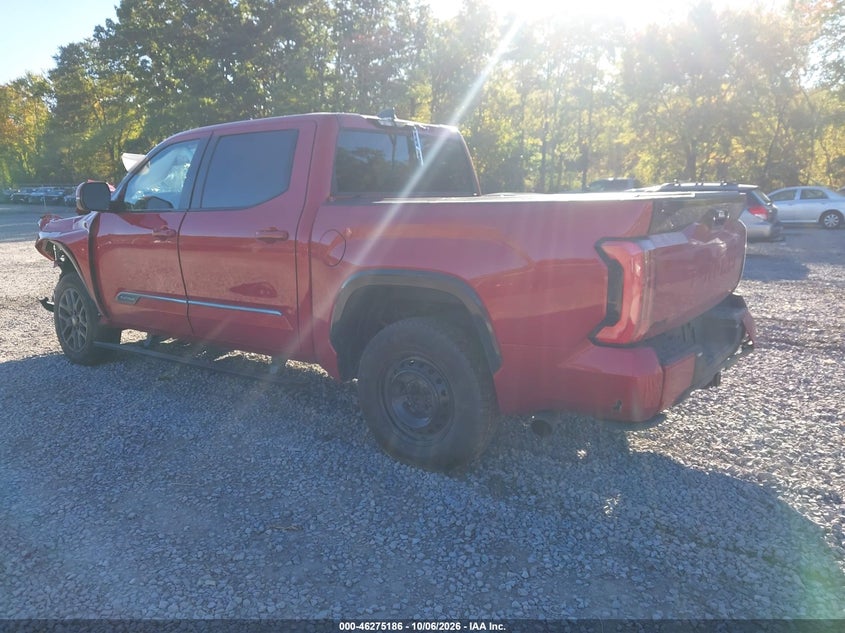 Vin: 5tfnc5dbxsx099488, lot: 46775303, toyota tundra hybrid platinum hybrid crewmax 5.5' bed 20253