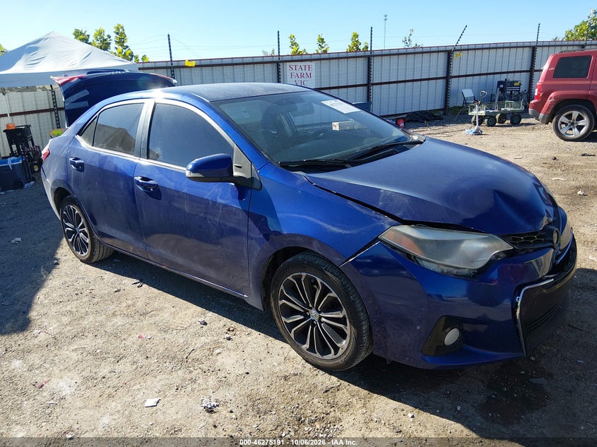 Vin: 5yfburhexfp266044, lot: 46775308, toyota corolla s plus 20151