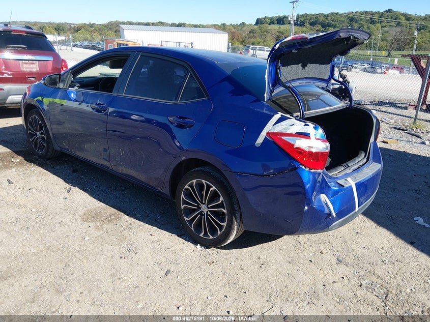Vin: 5yfburhexfp266044, lot: 46775308, toyota corolla s plus 20153