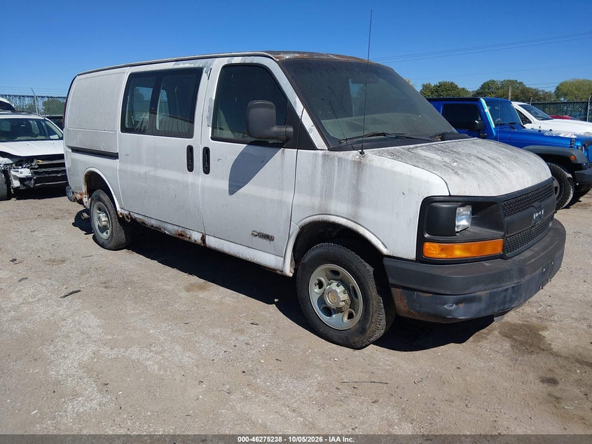 2003 Chevrolet Express, Wear, IAAI, VIN 1GCGG25V731229784