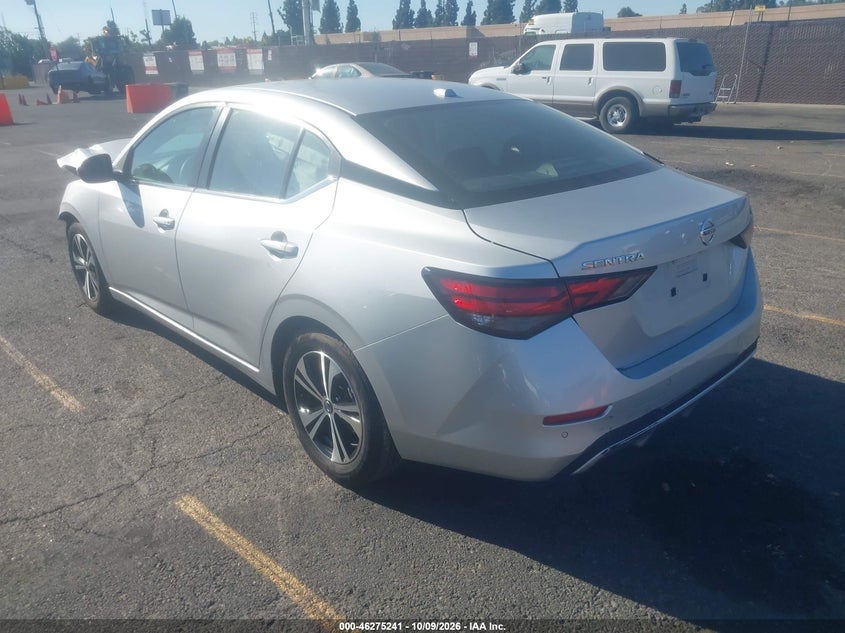 Vin: 3n1ab8cvxpy278587, lot: 46775358, nissan sentra sv xtronic cvt 20233