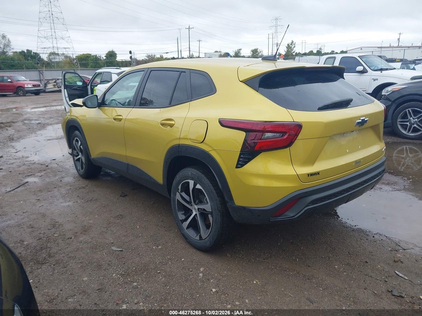 Vin: kl77lge23rc159497, lot: 46775385, chevrolet trax fwd 1rs 20243