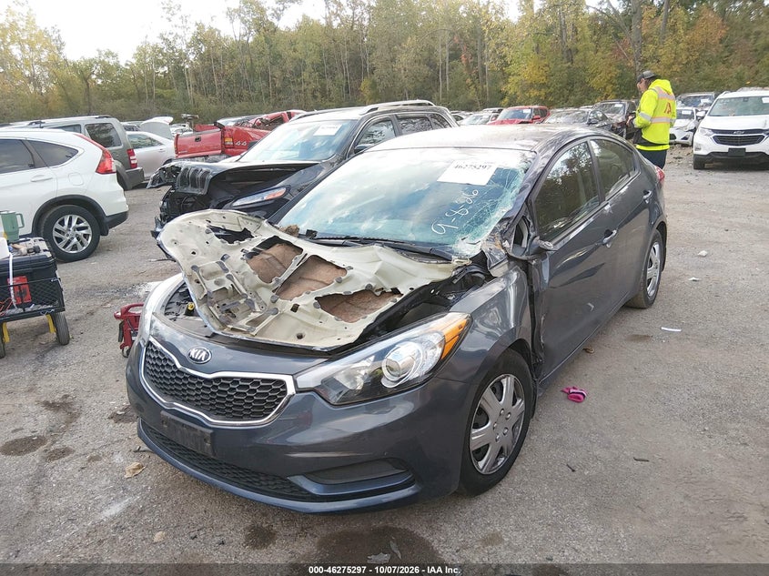 Vin: knafk4a63g5577405, lot: 46775414, kia forte lx 20162
