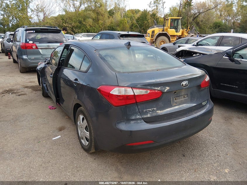 Vin: knafk4a63g5577405, lot: 46775414, kia forte lx 20163