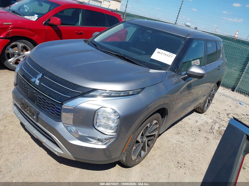Vin: ja4j3ua87pz056590, lot: 46775444, mitsubishi outlander se 2.5 2wd 20232