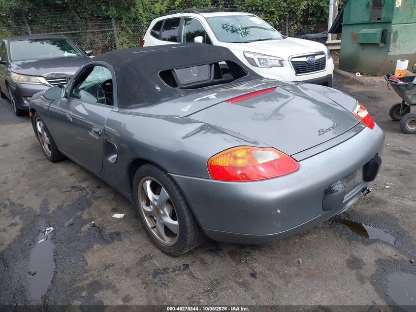 PORSCHE BOXSTER 2002 VIN WP0CA29832U622876