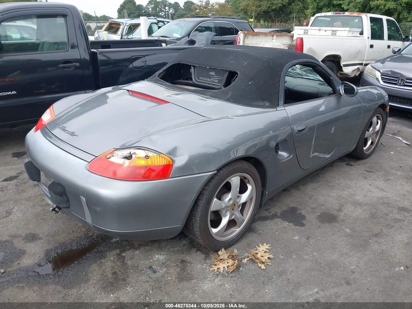 PORSCHE BOXSTER 2002 VIN WP0CA29832U622876