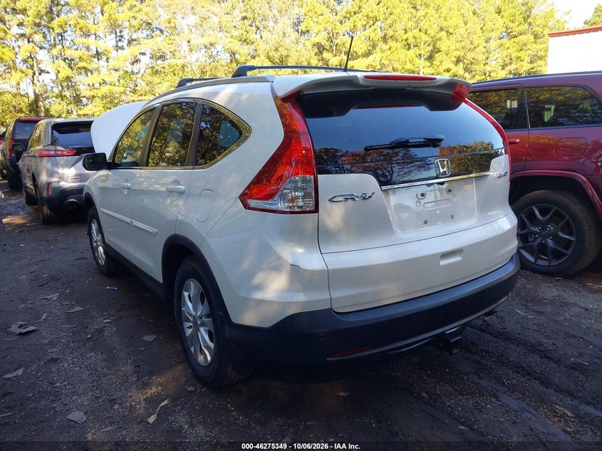 Vin: 5j6rm4h78cl048556, lot: 46775466, honda cr-v ex-l 20123