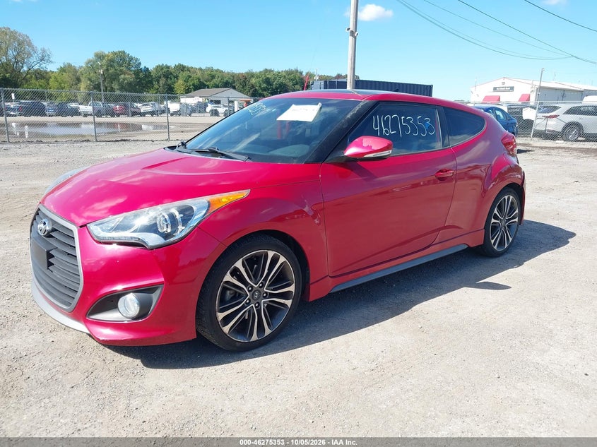 HYUNDAI VELOSTER 2016 VIN KMHTC6AE6GU299638