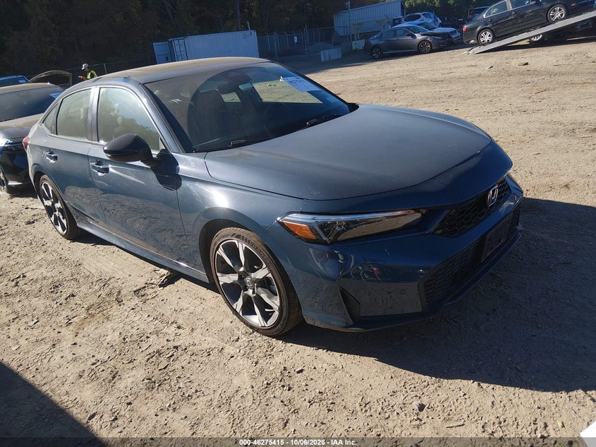 Vin: 2hgfe4f85sh325047, lot: 46775532, honda civic hybrid sport/sport touring 2025 img_1