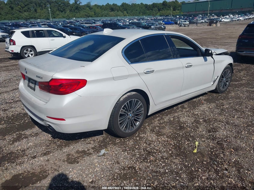 Vin: wbaja7c58jwa71530, lot: 46775548, bmw 530i xdrive 20184