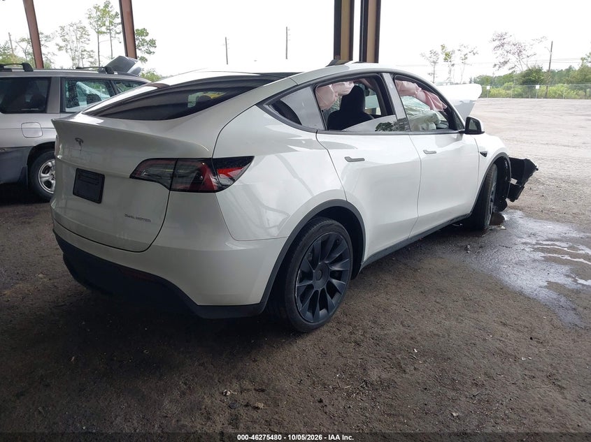 Vin: 7saygdee5pa060782, lot: 46775597, tesla model y awd/long range dual motor all-wheel drive 20234