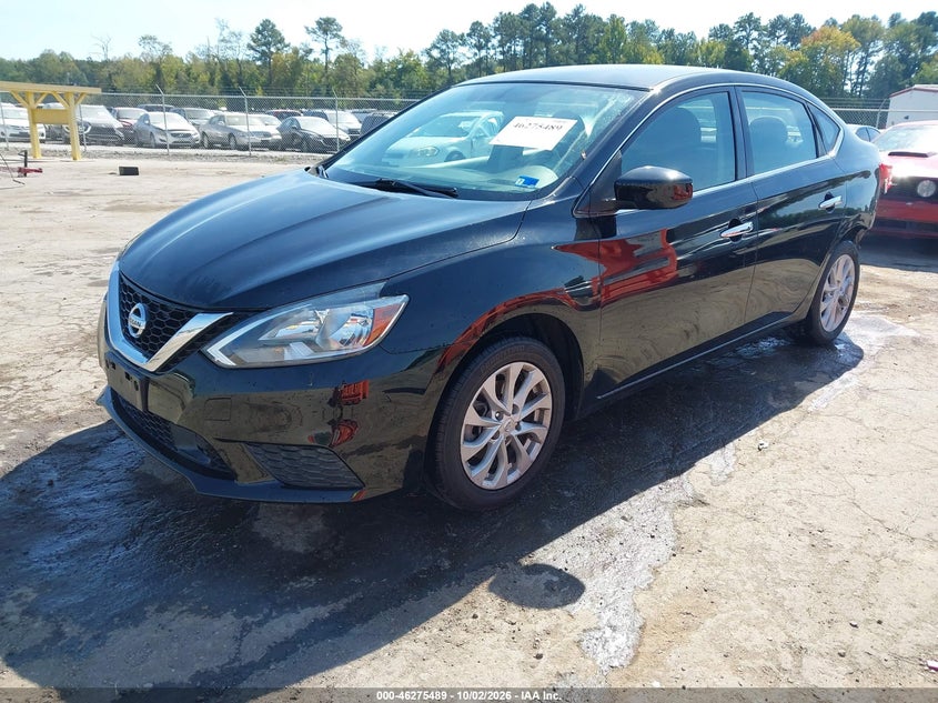 2018 Nissan Sentra Sv, Удар сзади, IAAI, VIN 3N1AB7AP5JY247737 — фото 2