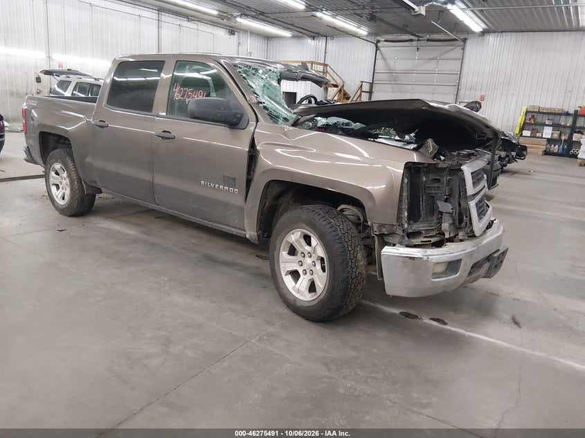 Vin: 3gcukrec3eg366329, lot: 46775608, chevrolet silverado 1500 2lt 20141