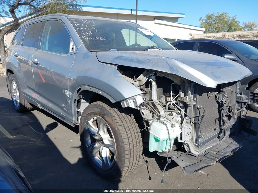 Vin: 5tddzrfh7hs360870, lot: 46775613, toyota highlander limited 2017 img_1