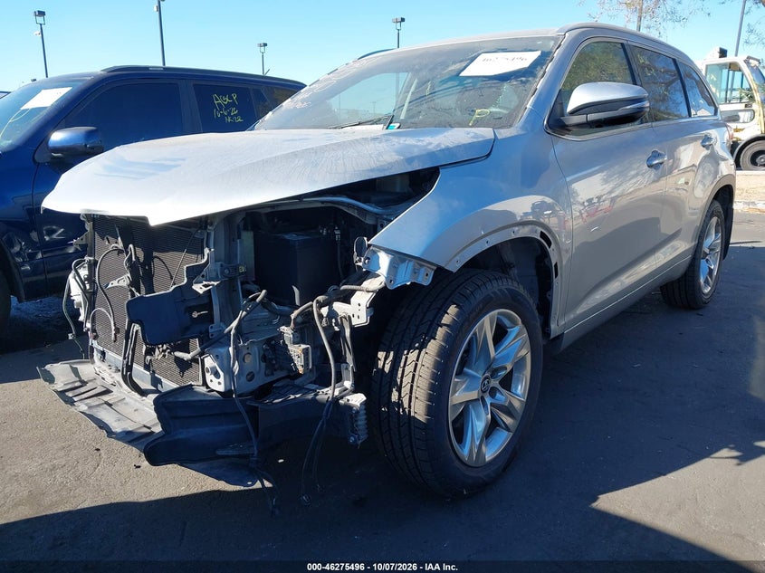 Vin: 5tddzrfh7hs360870, lot: 46775613, toyota highlander limited 20172