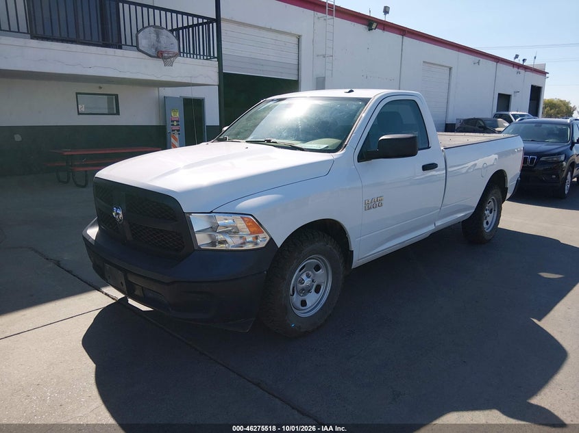 Vin: 3c6jr6dg7jg137543, lot: 46775635, ram 1500 tradesman  4x2 8' box 20182