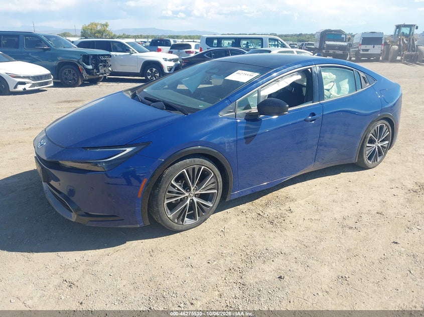 Vin: jtdacaauxr3017323, lot: 46775647, toyota prius limited 20242