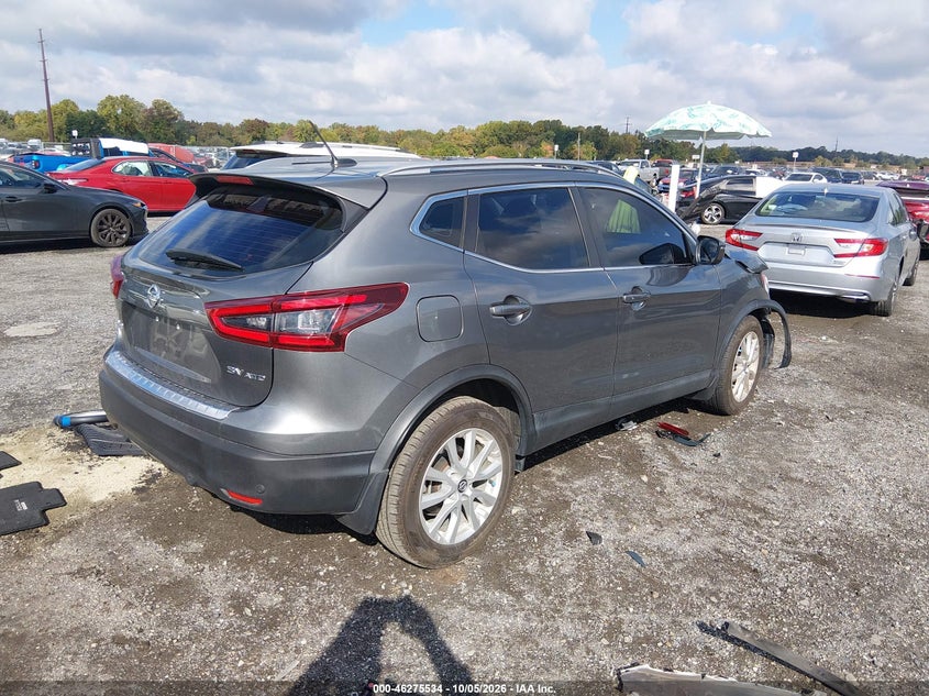 Vin: jn1bj1bwxmw660260, lot: 46775651, nissan rogue sport sv awd xtronic cvt 20214