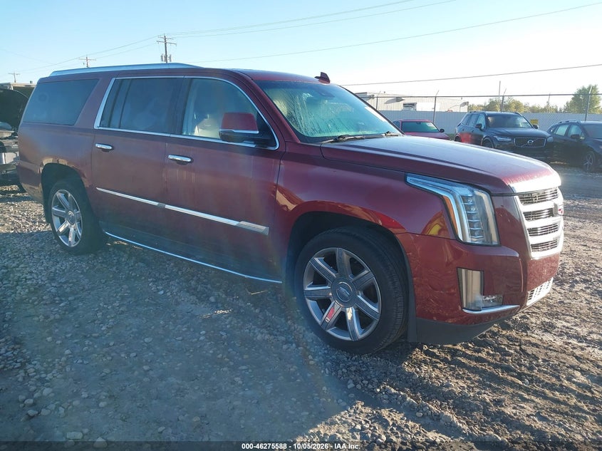 Vin: 1gys4hkj3kr284394, lot: 46775705, cadillac escalade esv luxury 20191