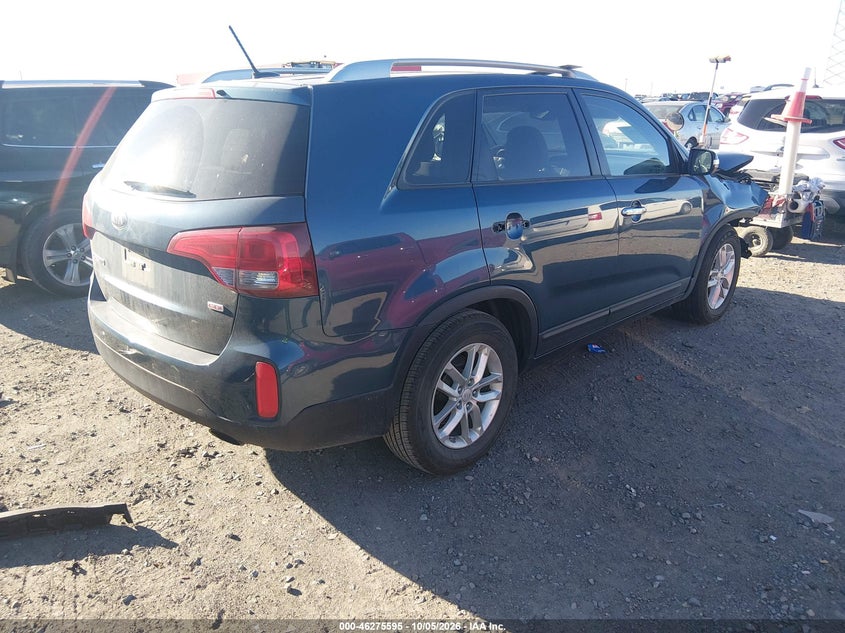Vin: 5xykt4a63eg467411, lot: 46775712, kia sorento lx 20144