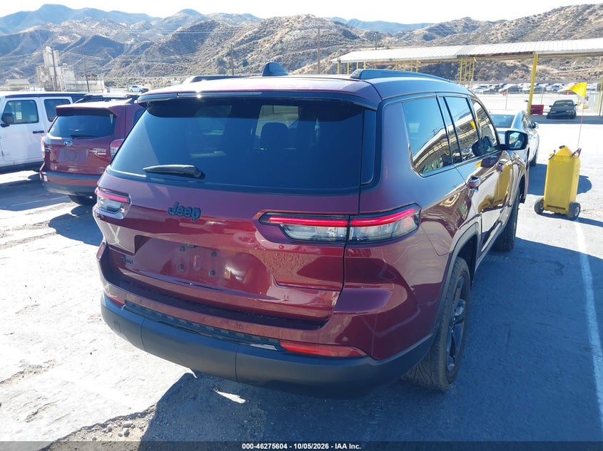 Vin: 1c4rjkag1p8838352, lot: 46775721, jeep grand cherokee l altitude 4x4 20234