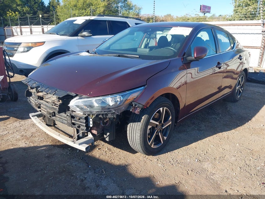 Vin: 3n1ab8cv0ry279928, lot: 46775730, nissan sentra sv xtronic cvt 20242