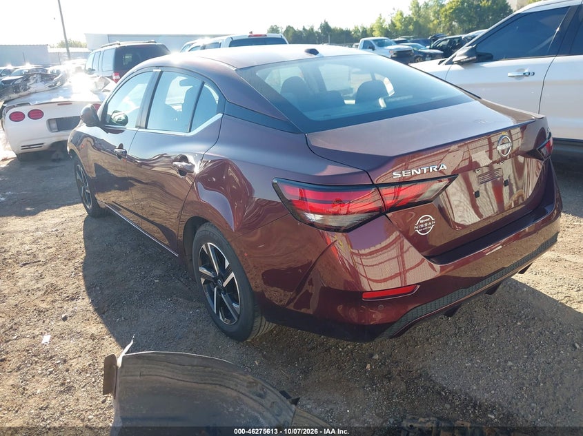 Vin: 3n1ab8cv0ry279928, lot: 46775730, nissan sentra sv xtronic cvt 20243