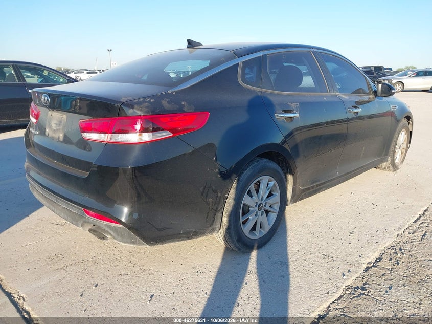 Vin: 5xxgt4l30gg105665, lot: 46775748, kia optima lx 20164