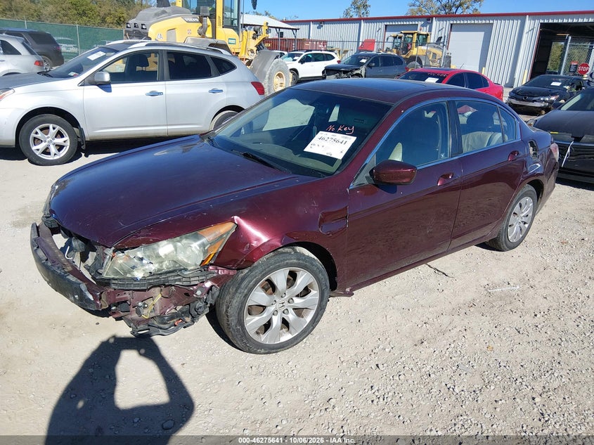 Vin: 1hgcp2f87aa110591, lot: 46775758, honda accord 2.4 ex-l 20102