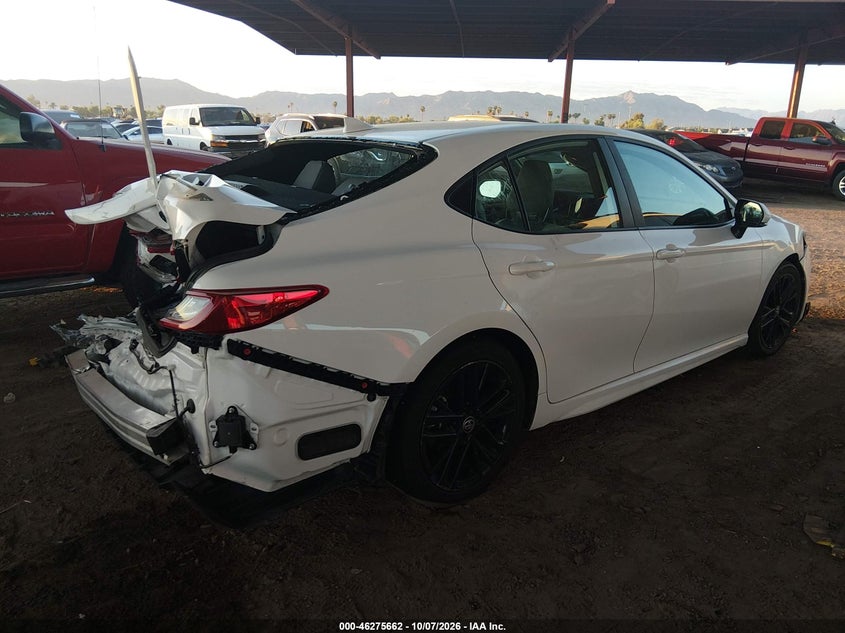 Vin: 4t1daack0su531630, lot: 46775779, toyota camry se 20254