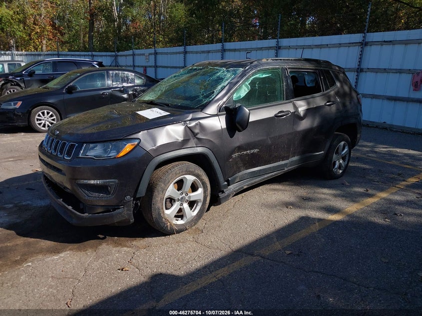 Vin: 3c4njdbbxkt849907, lot: 46775821, jeep compass latitude 4x4 20192