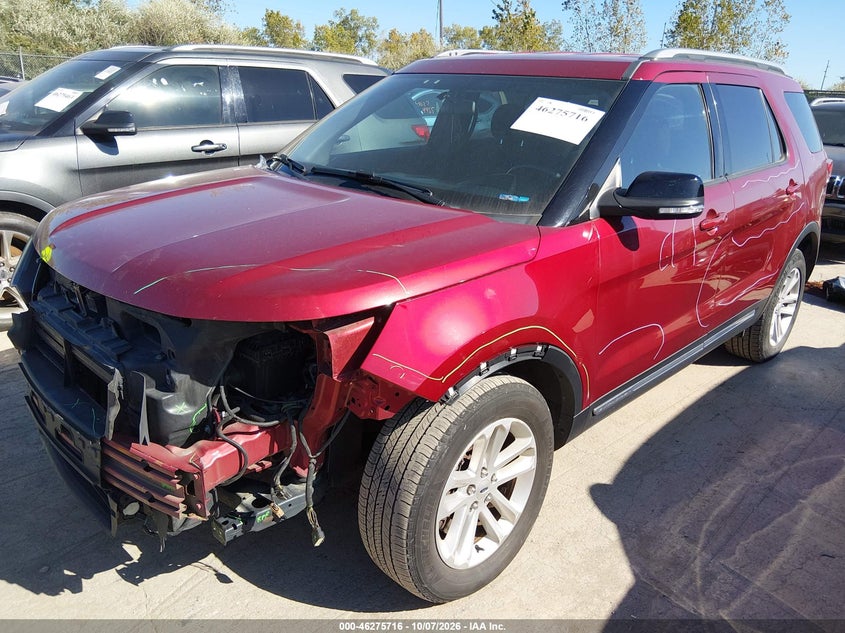 Vin: 1fm5k7d81hge19059, lot: 46775833, ford explorer xlt 20172