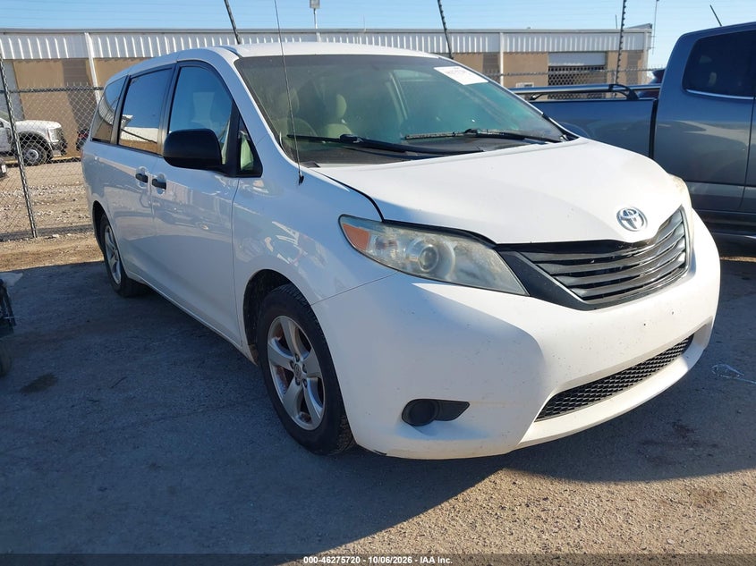 Vin: 5tdzk3dc3es525632, lot: 46775837, toyota sienna l v6 7 passenger 2014 img_1
