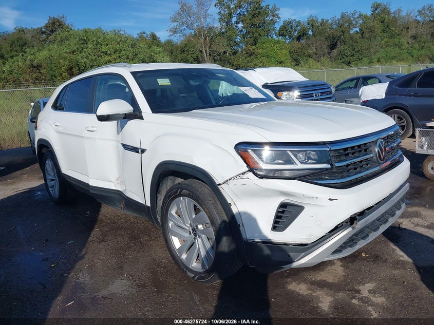 Vin: 1v2we2ca6mc219124, lot: 46775841, volkswagen atlas cross sport 3.6l v6 se w/technology 20211