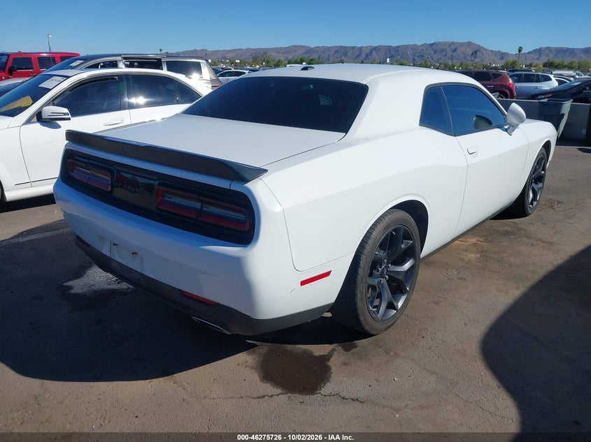 Vin: 2c3cdzag3lh240214, lot: 46775843, dodge challenger sxt 20204