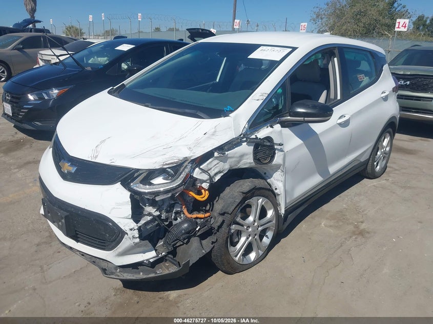 Vin: 1g1fy6s01l4109589, lot: 46775844, chevrolet bolt ev fwd lt 20202