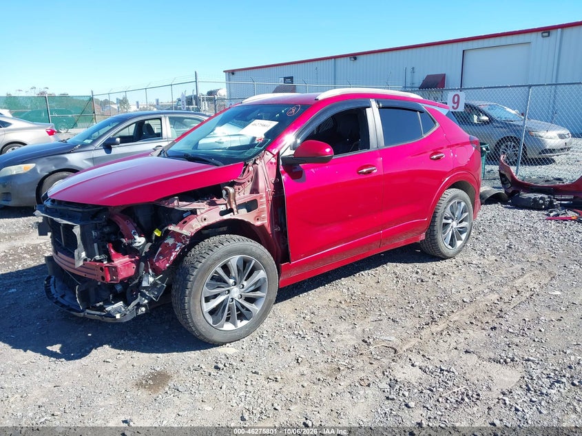 Vin: kl4mmesl7mb141419, lot: 46775918, buick encore gx awd select 20212