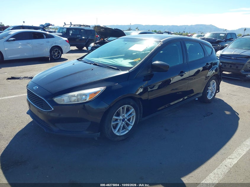 Vin: 1fadp3k29jl237301, lot: 46775921, ford focus se 20182
