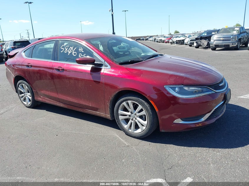 Vin: 1c3cccab7fn759086, lot: 46775923, chrysler 200 limited 2015 img_1