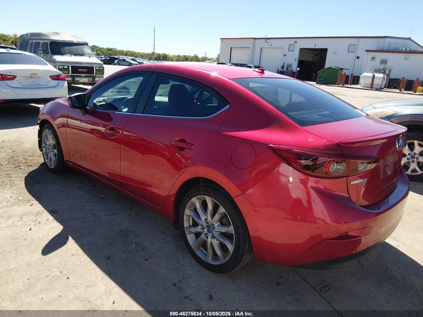 Vin: jm1bm1v33e1111584, lot: 46775951, mazda mazda3 s touring 20143
