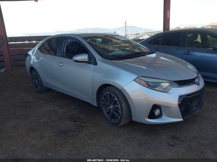 Vin: 5yfburhe8ep063085, lot: 46775960, toyota corolla s plus 20141