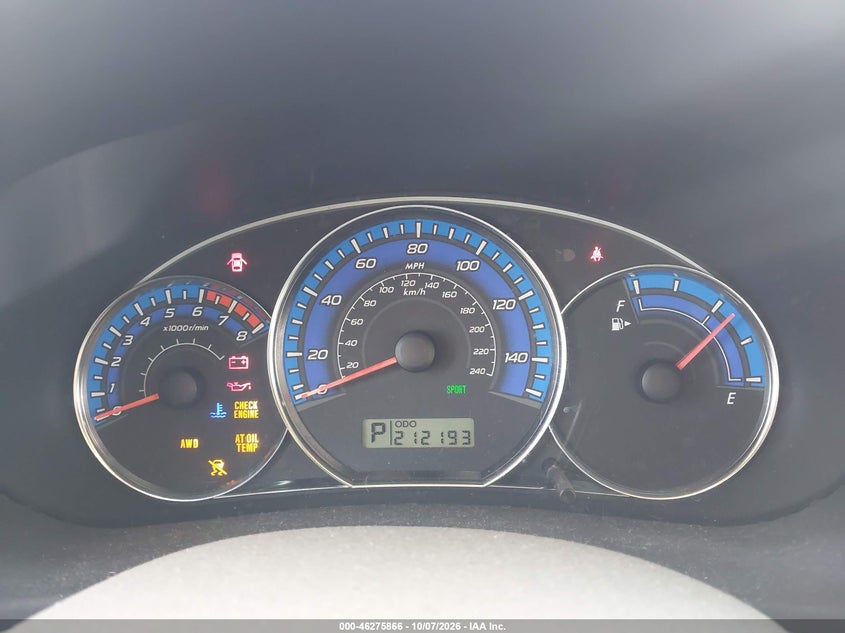 SUBARU FORESTER 2009 VIN JF2SH63659H789458