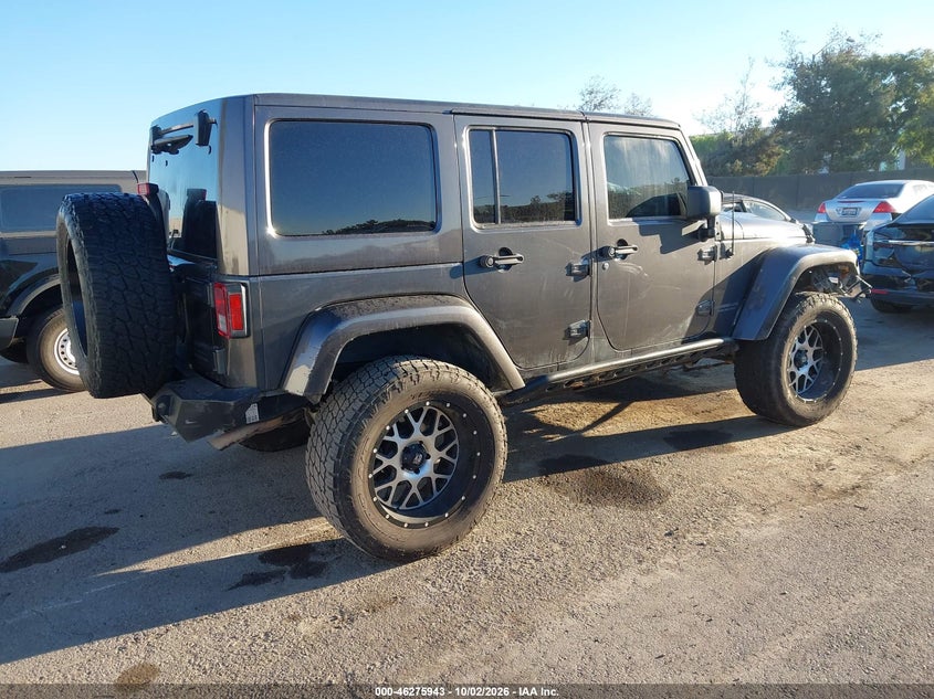 Vin: 1c4hjwfg2hl678038, lot: 46776060, jeep wrangler unlimited rubicon 4x4 20174