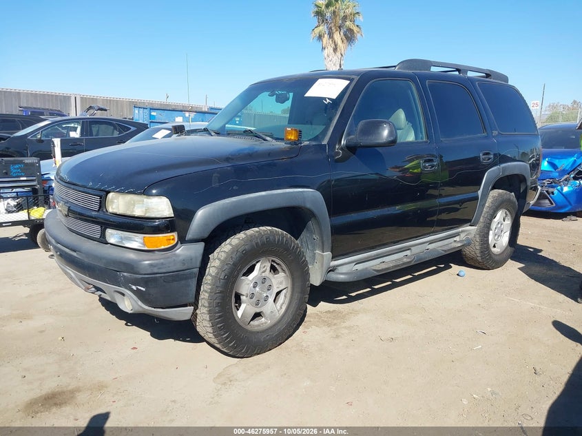 2002 Chevrolet Tahoe Z71, Правый зад, IAAI, VIN 1GNEK13T62R223144 — фото 2